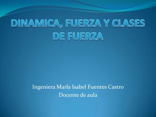 Ingeniera Marla Isabel Fuentes Castro
          Docente de aula
 