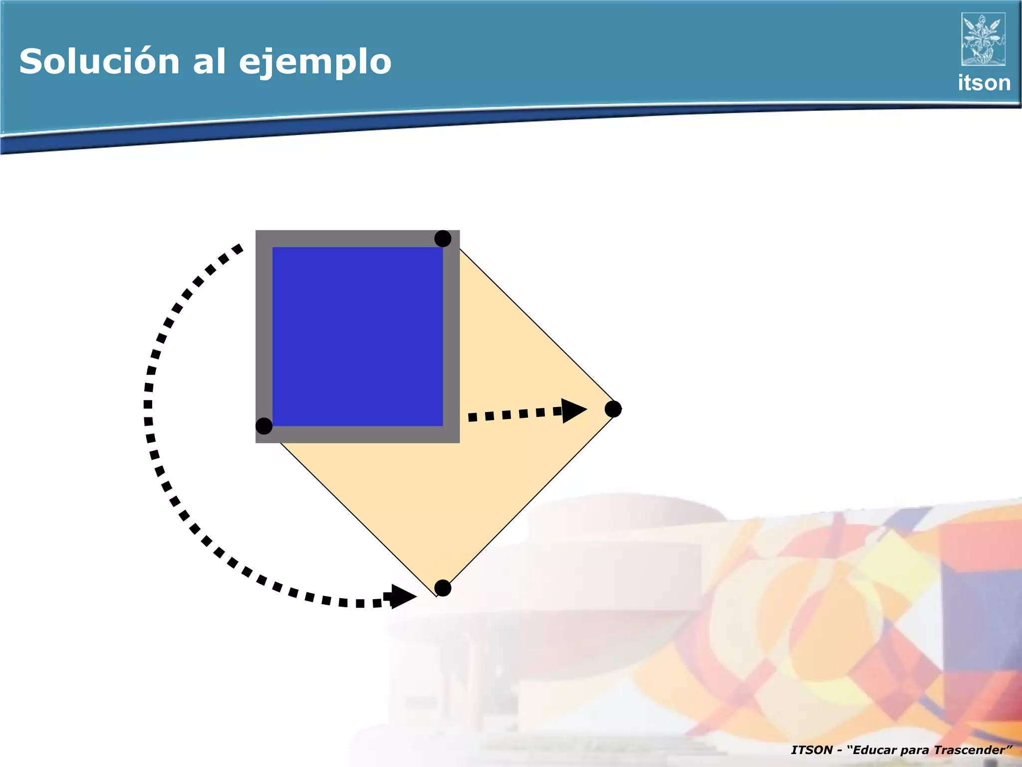 Solución al ejemplo                           itson




                      ITSON - “Educar para Trascender”
 