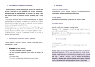 B. Uma Experiência de missão/Nova Evangelização
E se proporcionássemos às famílias a possibilidade de “adentrar-se” ao mistério do Natal
pela mão de uma criança ou de um adolescente? E se os nossos “palmo e meio”
assumissem a missão da “Nova Evangelização” na comunidade e nas famílias… neste
tempo de Advento? O Natal foca-nos a atenção na criança… para apenas lhe dar… ou dela
receber?
A “iluminura/ícone da natividade” será um instrumento precioso a colocar nas mãos dos
catequizandos, permitindo-lhes, a partir dele, surpreenderem os adultos. Assim, o trabalho
de descoberta feito na catequese será entregue aos catequizandos para estes, por sua vez,
fazerem as mesmas perguntas às respetivas famílias.
Esta dinâmica pretende, em termos educativos, criar nos catequizandos o gosto pela
missão evangelizadora da Igreja. Os mais novos, motivados pelos catequistas, têm a
capacidade de serem, no seio familiar, motores de uma experiência de fé para os adultos.
Este desafio proporciona ao catequista a possibilidade de concretizar uma das tarefas da
catequese: “educar para a missão”.
C. Tempos/Espaços de vivência da Dinâmica de Advento
O itinerário destinar-se-á aos grupos de catequese, às famílias e à comunidade paroquial.
Para cada semana é proposto:
1. Na catequese: (nos últimos 15 minutos)
1º um tempo de contemplação do ícone da Natividade;
2º um tempo de diálogo de compreensão do ícone e a partir dele do mistério da
encarnação;
3º um tempo de oração;
4º um tempo de explicação/entrega da dinâmica familiar e comunitária.
A. Em família
1.Tempo para Contemplar/Partilhar
Contemplar/meditar a iluminura. Responder às perguntas. O conjunto dos Pastores. Somos
nós que estamos nesta iluminura representados nestes pastores.
2. Tempo de Rezar
A família reza a oração da semana e acende a quarta vela da coroa de advento.
3.Tempo para Construir:
Convidar a família a fazer um atelier de artesanato familiar:.
Representar a família e todos aqueles a quem a família deseja ver entrar em Belém, “na
casa do pão”, na Jerusalém celeste.
O presépio deste ano deverá ter multidões de pessoas a quem desejaríamos ver entrar pela
Porta, Jesus, para se encontrarem com Deus.
C. Na Comunidade
1.Admonição Inicial
Ao mesmo tempo acender a IV Vela da Coroa de advento e destapar os pastores da
iluminura.
O projeto de Deus tem um rosto: jesus de Nazaré veio ao encontro dos homens para
apresentar aos prisioneiros e aos que jazem na escravidão uma proposta de vida e
liberdade. Cristo é a Porta que nos conduz ao Pai, que nos faz entrar em Belém, na casa do
Pão. Cristo é a Porta para a vida nova, a única que precisamos de atravessar para
alcançarmos a Jerusalém Celeste. (Acender a IV vela do advento e destapar os pastores).
Cristo é a meta de todo o nosso peregrinar, a realização de todos os nossos anseios.
 
