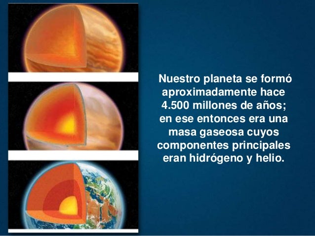 capas de la tierra formacion