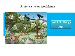 Prof. Olla Ortega
2015
Dinámica de los ecosistemas
 