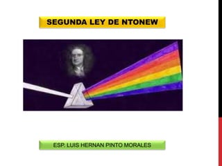 SEGUNDA LEY DE NTONEW
ESP. LUIS HERNAN PINTO MORALES
 