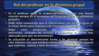 Dinamicas grupales
