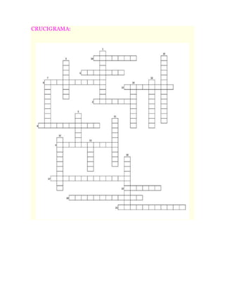 CRUCIGRAMA:
 