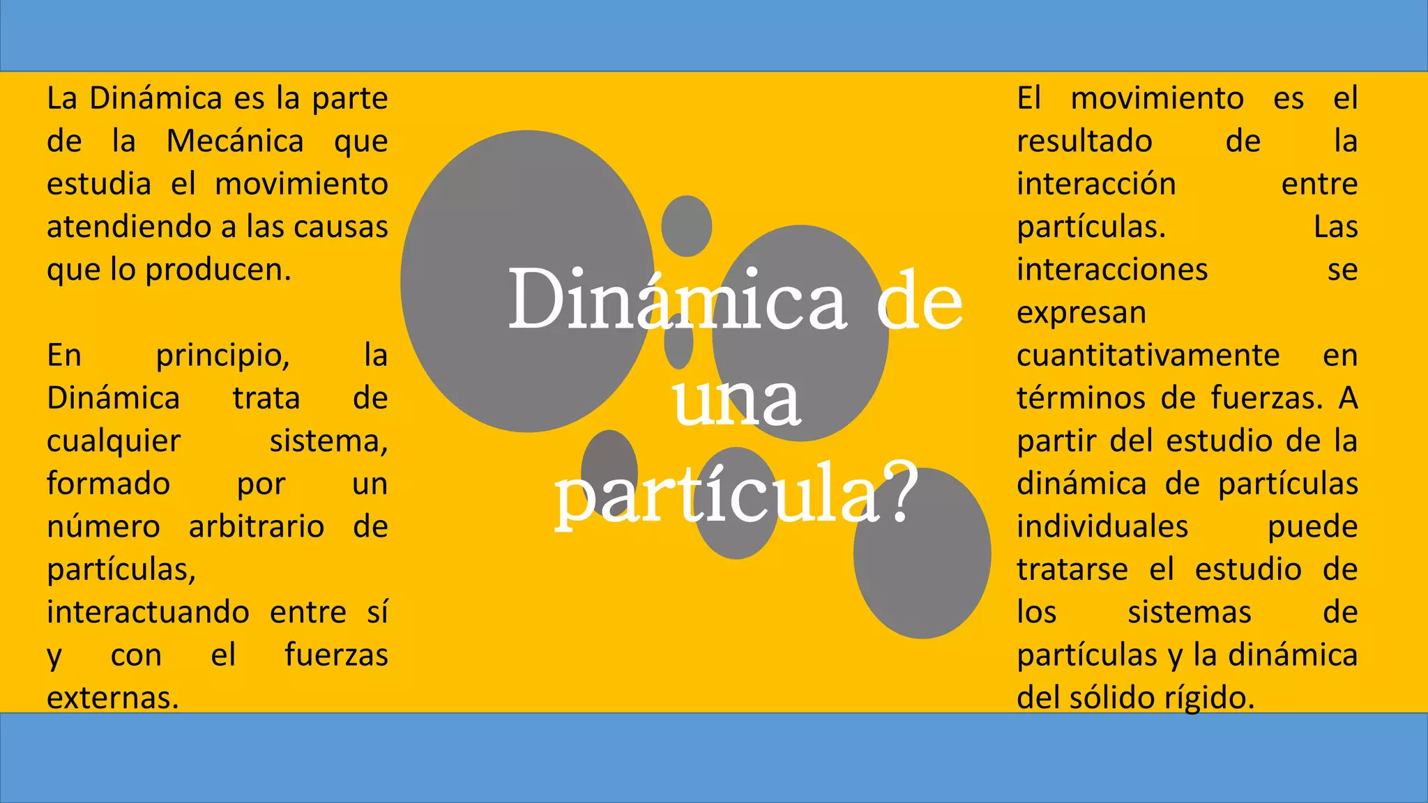 Dinamica y equilibrio estatico | PPTX