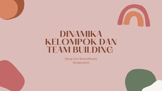 DINAMIKA
KELOMPOK DAN
TEAM BUILDING
Ajeng Ayu Ramadhanty
6019210108
 