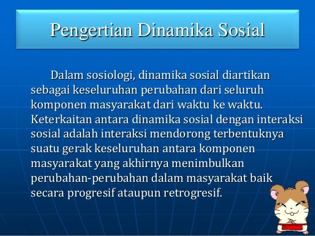 Dinamika Sosial