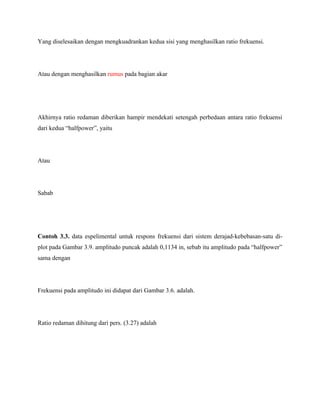 Dinamika Struktur | DOC