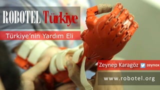 Zeynep Karagöz zeynox
Türkiye’nin Yardım Eli
 