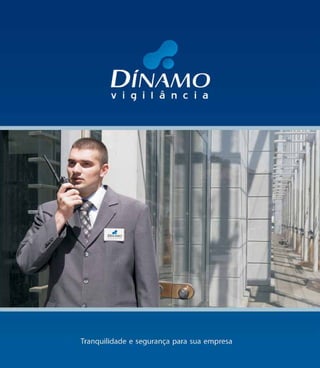 Folder Dinamo Vigilância 