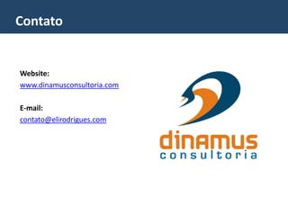 Contato
Website:
www.dinamusconsultoria.com
E-mail:
contato@elirodrigues.com
 
