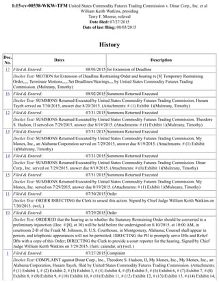 Dinar Corp 1 15 Cv 00538 Wkw Tfm Sample Court Documents Iqd Scam Pdf Dinar Corp 1 15 Cv 00538 Wkw Tfm Sample Court Documents Iqd Scam Pdf