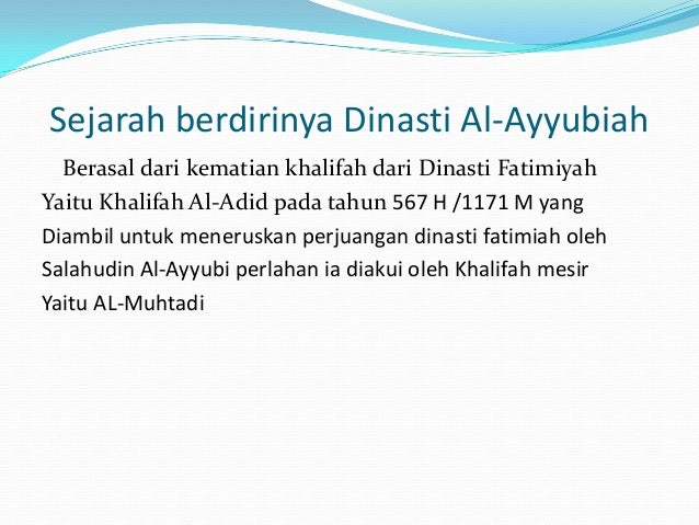 Dinasti Al Ayyubiah