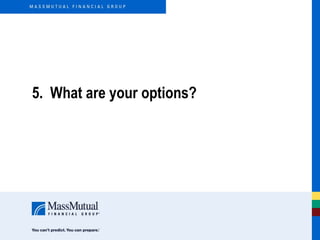 5.  What are your options? 