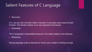 C Language | PPT | Free Download