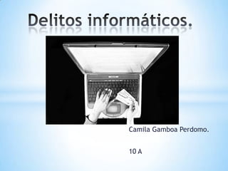 Delitos informáticos. Camila Gamboa Perdomo. 10 A 