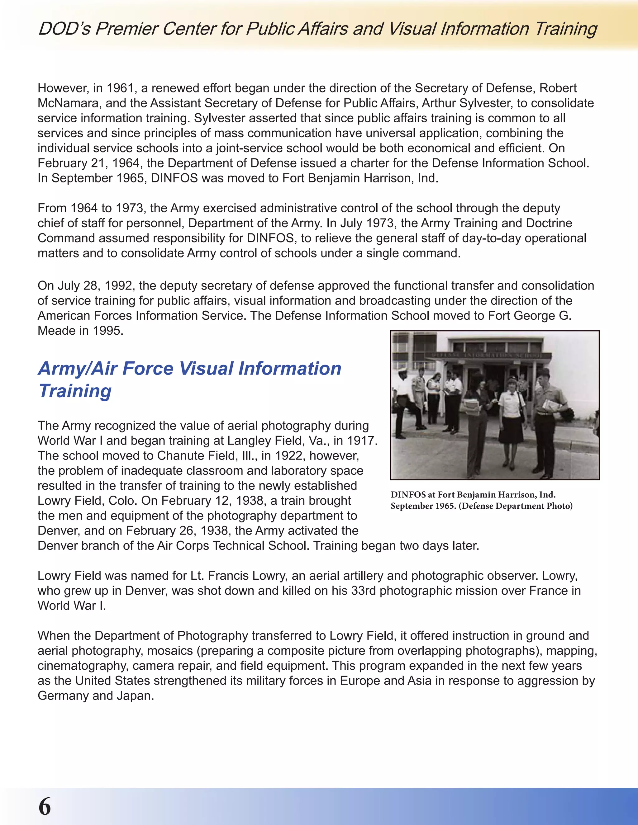 DINFOS Information Guide PDF