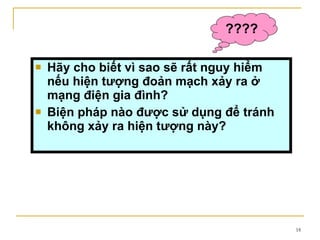 Hãy cho biết vì sao sẽ rất nguy hiểm nếu hiện tượng đoản mạch xảy ra ở mạng điện gia đình? Biện pháp nào được sử dụng để tránh không xảy ra hiện tượng này? ???? 