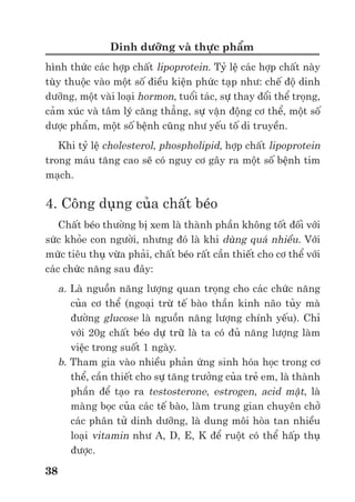 Trư ng ð i h c Nông nghi p 1 - Giáo trình B o qu n nông s n --------------------------------------------- 31
hao h t ch t khô c a h t). B o qu n kín (y m khí) do th khí ít ho t ñ ng nên có th gi m th p
dung lư ng h p ph ch t khí.
- nh hư ng c a nhi t ñ không khí. Nhi t ñ cao có th khi n các ho t ñ ng sinh hoá c a
h t tăng nhanh ñ ng th i cũng tăng tác d ng chuy n hoá v t ch t.
- C u t o h t. Nh ng h t có c u t o x p, không nh n có dung lư ng h p ph tương ñ i cao
còn h t có c u t o ch t và b m t nh n thì dung lư ng h p ph tương ñ i th p.
- Di n tích b m t h p ph . Di n tích h u hi u c a h t càng l n, dung lư ng h p ph càng
m nh. H t nh có t l b m t l n nên tính h p ph l n hơn h t to.
b) Tính hút m c a h t (Water Absorption)
Tính hút m c a kh i h t có ñư c là do k t c u c a h t có nhi u mao qu n và trong thành
ph n hoá h c c a h t có các h t keo ưa nư c.
Cũng gi ng như tính h p ph ch t khí, tính hút m c a h t cũng bao g m tính h p ph
(hút m) và tính gi i h p ph hơi nư c (nh m).
Khi h t ñư c t n tr trong môi trư ng nhi u hơi nư c, do áp su t c a môi trư ng l n hơn áp
su t nư c trong mao qu n c a h t nên hơi nư c t ngoài không khí ñi vào trong h t. N u áp su t
môi trư ng gi m, hơi nư c có th khu ch tán ra ngoài h t cho ñ n khi nư c trong h t ñ t ñ n
tr ng thái cân b ng m hay kh i h t có thu ph n cân b ng, quá trình ñó là gi i h p ph .
Tính hút m c a h t ph thu c vào thành ph n hoá h c c a h t, k t c u t bào và t l keo
ưa nư c c a h t.
B ng 6.3. Thu ph n cân b ng c a m t s nông s n 20 0
C
RH (%)Tên nông s n
50 60 70 80 90
Thóc 11,4 12,5 13,7 15,2 17,6
G o 12,0 13,0 14,6 16,0 18,7
Ngô 11,9 13,9 15,9 16,9 19,2
ð u tương 7,7 9,1 11,2 16,2
c) Thu ph n cân b ng c a h t (Equilibrium water content).
H t trong quá trình b o qu n không ng ng h p ph và gi i h p ph hơi nư c trong không
khí. Khi tác d ng h p ph chi m ưu th thì hàm lư ng nư c c a h t tăng và ngư c l i, khi tác
d ng ph n h p ph chi m ưu th thì hàm lư ng nư c c a h t gi m. Hàm lư ng nư c c a h t
không c ñ nh mà thay ñ i theo ñ m không khí. Nhưng khi áp su t riêng ph n c a hơi nư c
trong không khí xung quanh b ng áp su t riêng ph n c a hơi nư c trên b m t c a h t thì thu
ph n c a h t lúc ñó ñư c g i là thu ph n cân b ng.
Thu ph n cân b ng c a h t có thành ph n hoá h c khác nhau có s sai khác rõ r t. ði u
ki n ngo i c nh ch y u nh hư ng ñ n thu ph n cân b ng c a h t là ñ m tương ñ i và nhi t
ñ c a không khí. Nhi t ñ c a không khí càng cao thì thu ph n cân b ng c a h t càng th p,
còn ñ m tương ñ i c a không khí cao thì thu ph n cân b ng càng cao.
Ý nghĩa:
Thu ph n cân b ng c a h t cao hay th p có quan h v i ho t ñ ng sinh lý và tính an toàn
c a h t khi b o qu n. N u thu ph n cân b ng th p hơn thu ph n an toàn quy ñ nh ñ i v i nó
thì b o qu n ñư c lâu dài còn n u thu ph n cân b ng quá cao so v i thu ph n an toàn quy
ñ nh ñ i v i nó, ho t ñ ng trao ñ i ch t c a h t m nh hơn. Khi ñó, c n thi t ph i ti p t c phơi
s y ñ h t có thu ph n cân b ng th p hơn.
S phân b ñ m trong kh i h t:
 