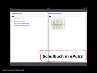 http://youtu.be/yxtkWinSvuE
Schulbuch in ePub3
 