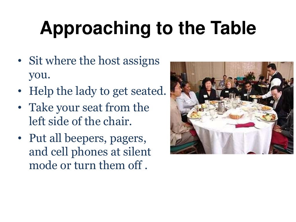 Dining etiquetteppt