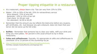Dining etiquette | PPTX