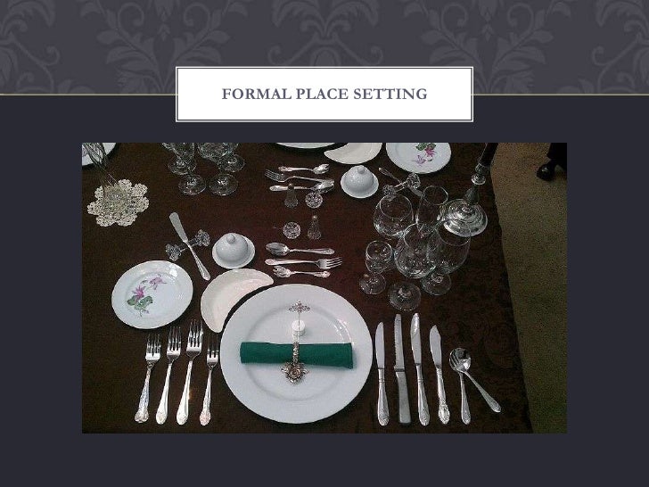 Dining Etiquette Ppt