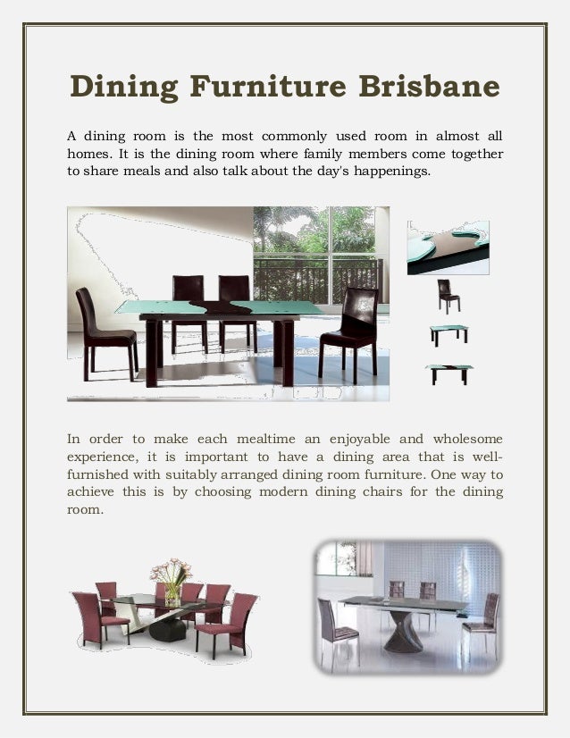 Dining furniture brisbane