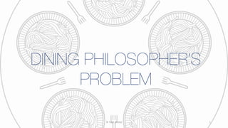 DINING PHILOSOPHER’S
PROBLEM
© Yash Mittal 1
 