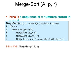 Dinive conquer algorithm | PPT