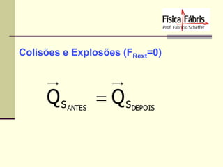 Colisões e Explosões (FRext=0)

QS

ANTES

 QS

DEPOIS

 