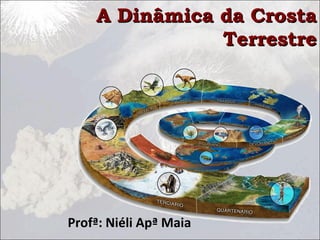 A Dinâmica da CrostaA Dinâmica da Crosta
TerrestreTerrestre
Profª: Niéli Apª Maia
 
