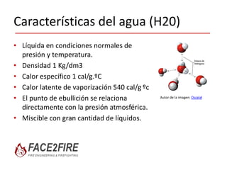Características del agua
 