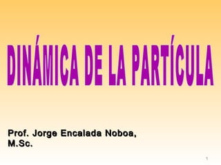 11 
Prof. Jorge EEnnccaallaaddaa NNoobbooaa,, 
MM..SScc.. 
 