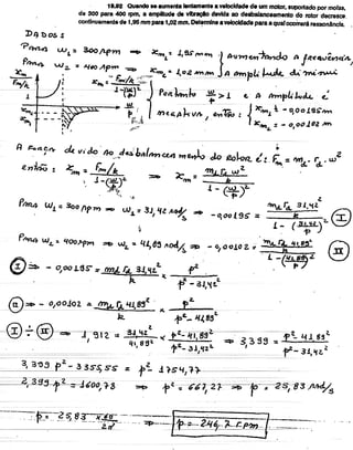 Dinâmica de máquinas e vibrações