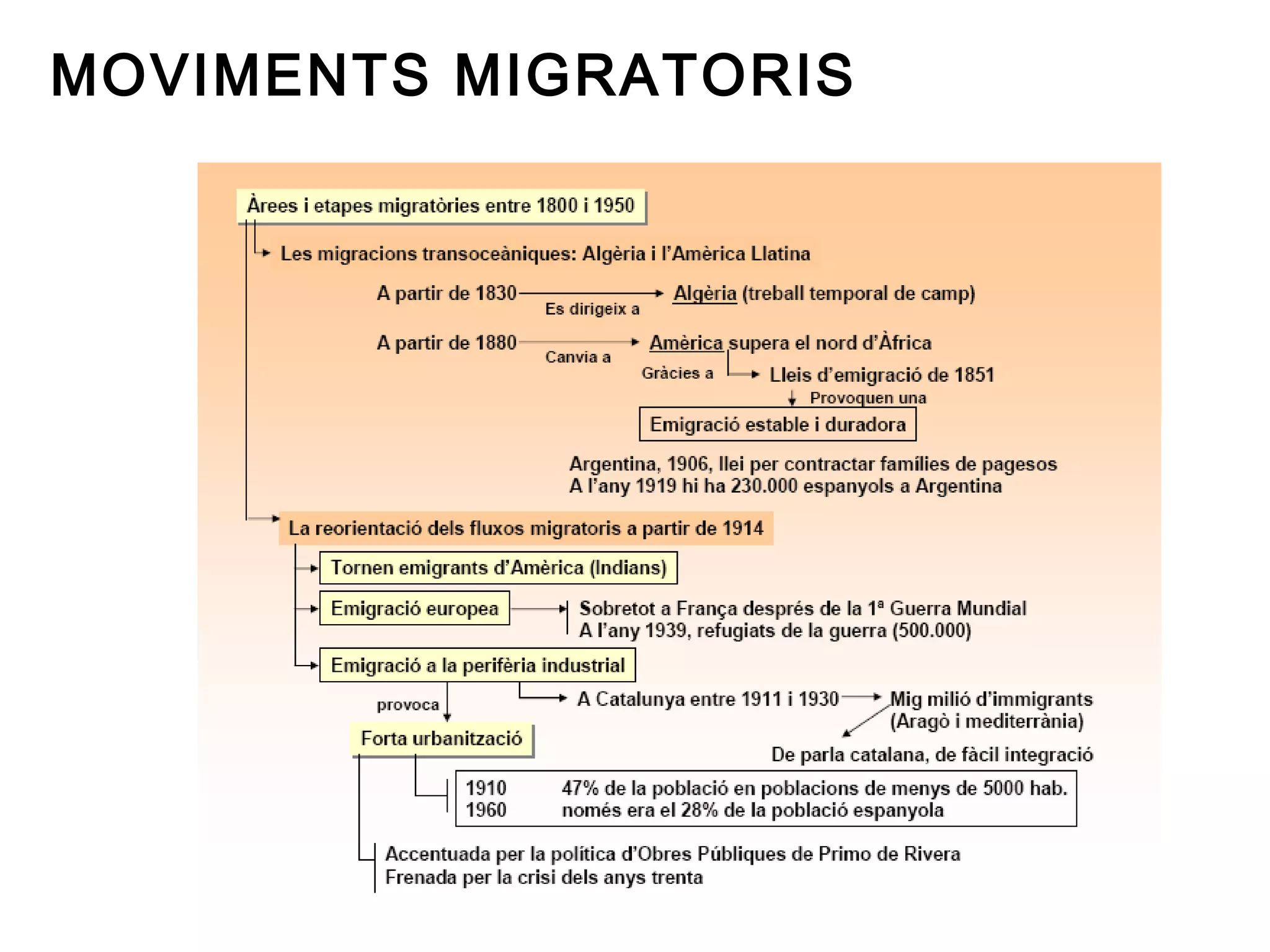 MOVIMENTS MIGRATORIS
 