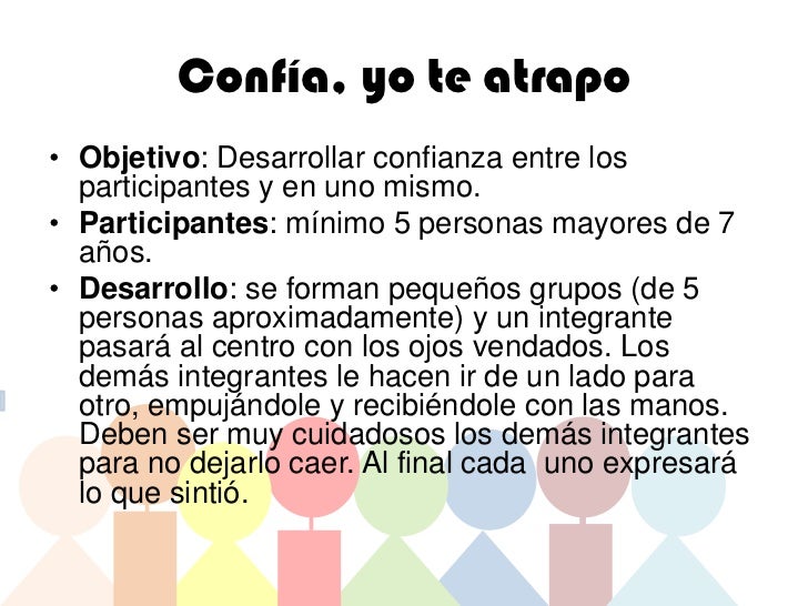 Objetivo de las Dinámicas de Distensión