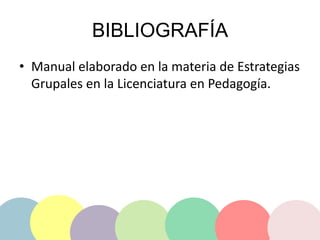 DINÁMICAS DE PRESENTACIÓN