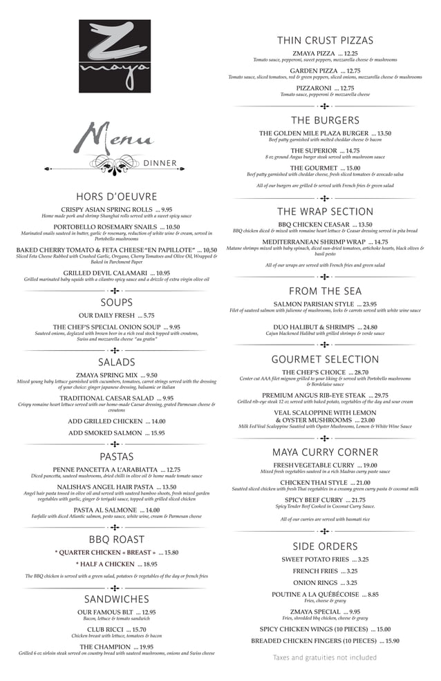 Quality Hotel Dinner Menu PDF quality-hotel-dinner-menu-pdf