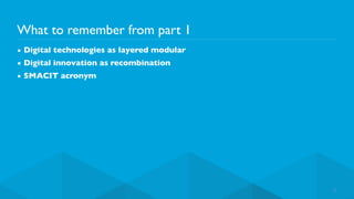 Lecture slides: Digital Innovation and Transformation | PDF