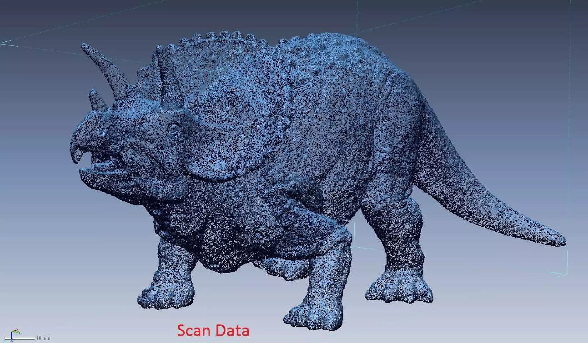 Dinosaur- NURBS modeling in reverse engineering