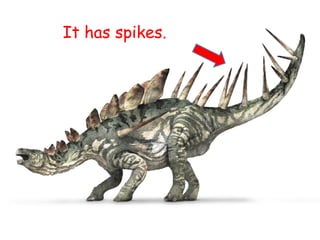 It has spikes.
 
