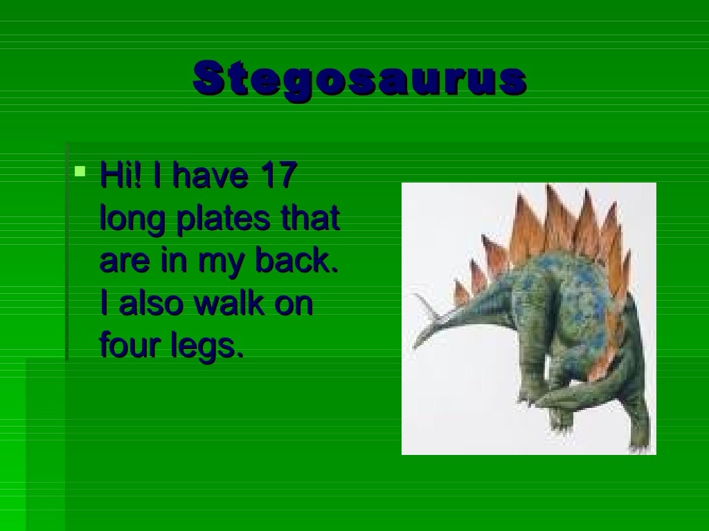 powerpoint about dinosaurs