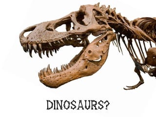 Dinosaurs?
 