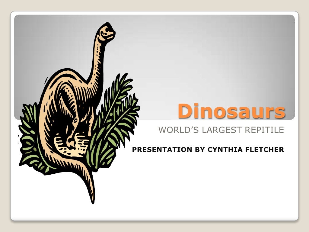 powerpoint about dinosaurs