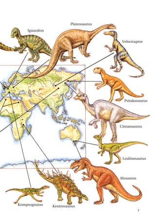 7
Iguandon
Plateosaurus
Velociraptor
Psitakosaurus
Cintaosaurus
Lealinosaurus
Alosaurus
KentrosaurusKompsognatus
 
