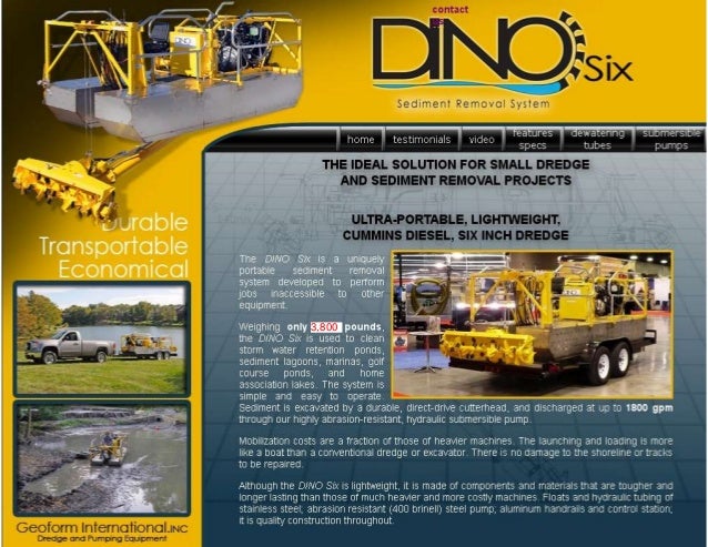 dino 6 dredge for sale