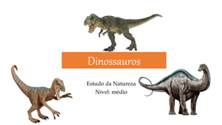 Dinossauros
Estudo da Natureza
Nível: médio
 