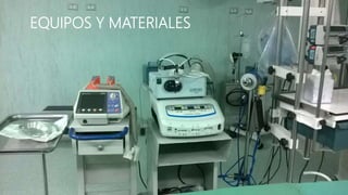 EQUIPOS Y MATERIALES
 
