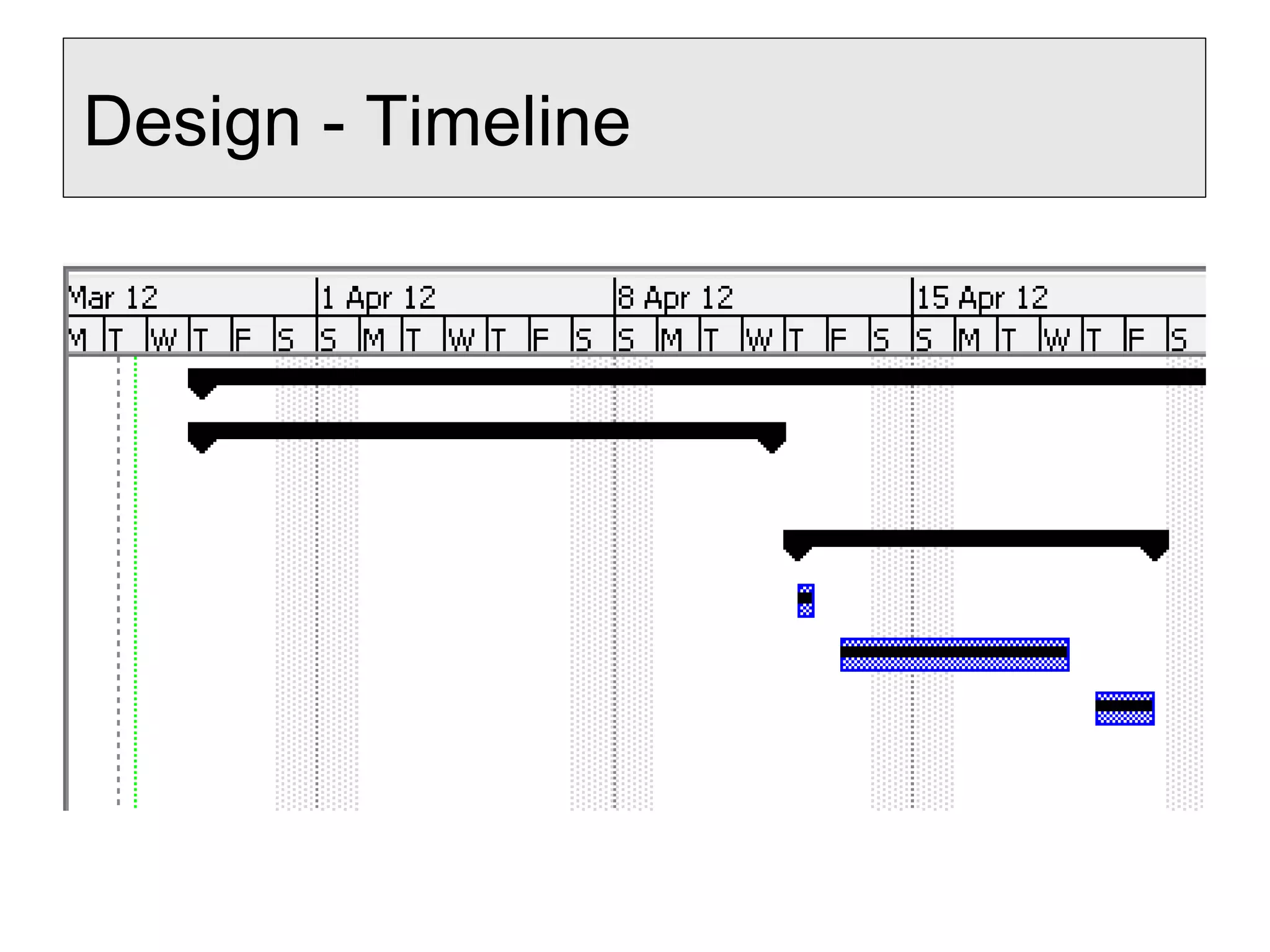 Design - Timeline